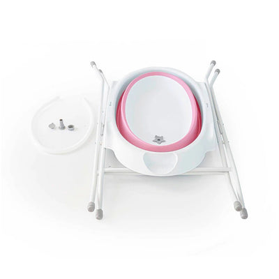 Banheira Smile 2 Em 1 Com Suporte Safety 1st Pink - Fechamento Compacto