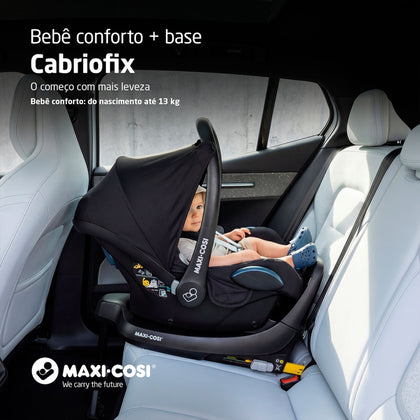 Bebê Conforto Maxi-Cosi CabrioFix com Base ISOFIX Essential Black