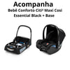 Carrinho de Bebê Maxi-Cosi Travel Sistem Eva³ Trio Essential Black