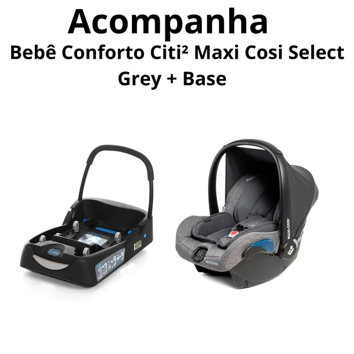 
    Carrinho de Bebê Maxi-Cosi Leona² TS Trio Select Grey - Maxi-Cosi Babytunes
  