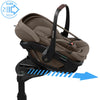Bebê Conforto Coral Slide Pro + Base Slide Pro Maxi Cosi Oak Truffle
