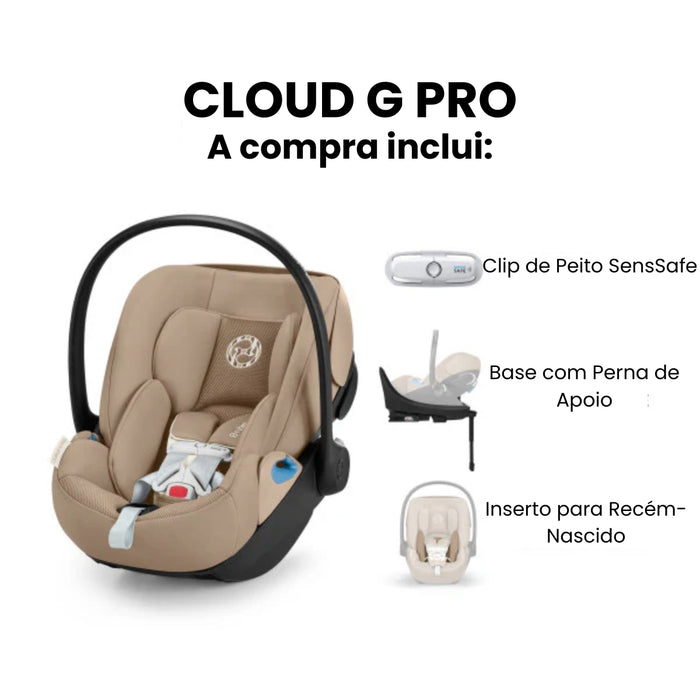
    Bebê Conforto Cybex Cloud G Pro com Base Load Leg Almond Beige
  