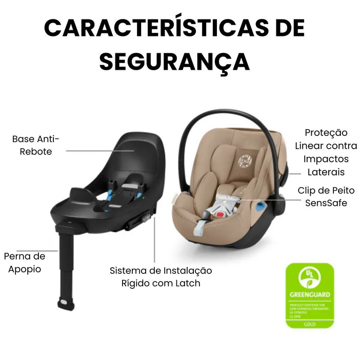 
    Bebê Conforto Cybex Cloud G Pro com Base Load Leg Almond Beige
  