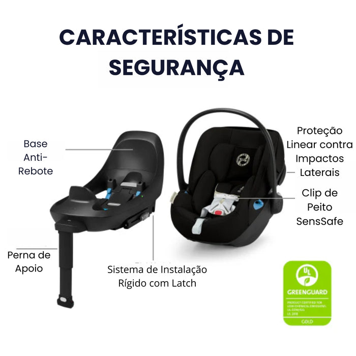 
    Bebê Conforto Cybex Cloud G Pro com Base Load Leg Moon Black
  