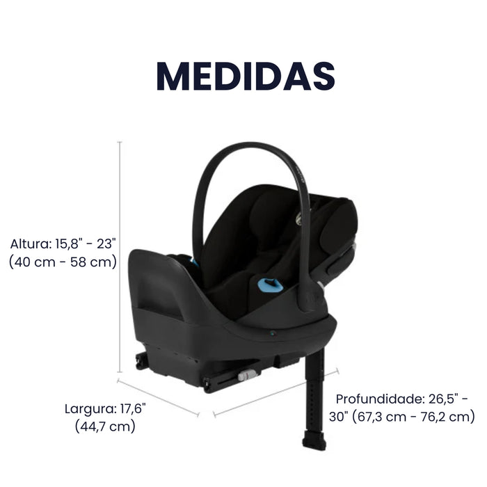 
    Bebê Conforto Cybex Cloud G Pro com Base Load Leg Moon Black
  
