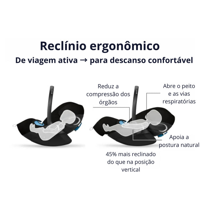 
    Bebê Conforto Cybex Cloud G Pro com Base Load Leg Moon Black
  