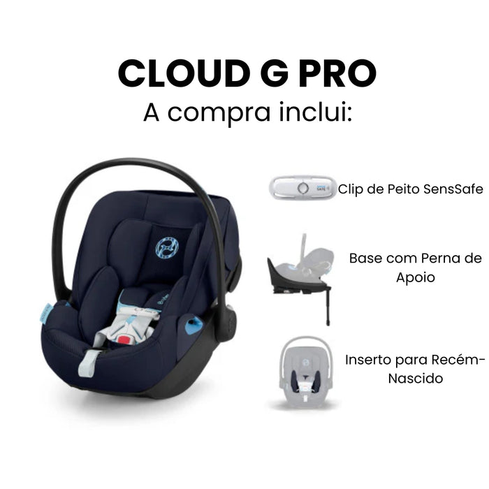 
    Bebê Conforto Cybex Cloud G Pro com Base Load Leg Ocean Blue
  