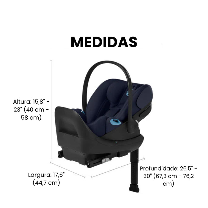
    Bebê Conforto Cybex Cloud G Pro com Base Load Leg Ocean Blue
  