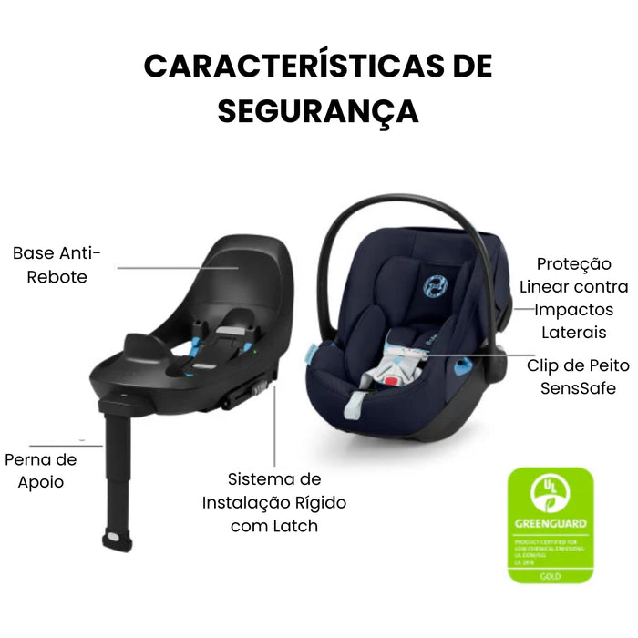 
    Bebê Conforto Cybex Cloud G Pro com Base Load Leg Ocean Blue
  
