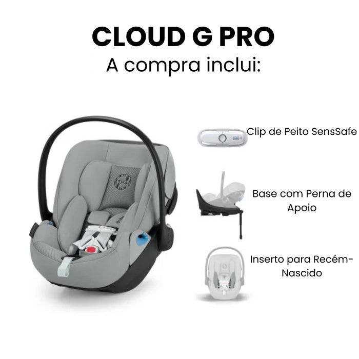 
    Bebê Conforto Cybex Cloud G Pro com Base Load Leg Stone Grey
  