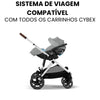 Bebê Conforto Cybex Cloud G Pro com Base Load Leg Stone Grey