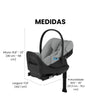 Bebê Conforto Cybex Cloud G Pro com Base Load Leg Stone Grey