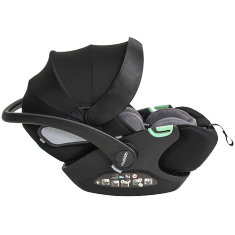 Bebê Conforto Kiddo Yuba com Base Isofix Preto - Kiddo Babytunes