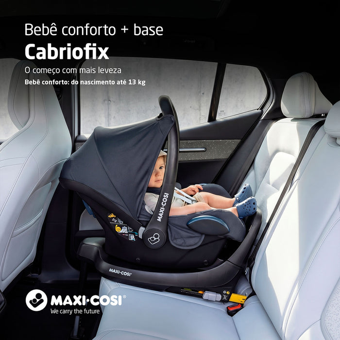 
    Bebê Conforto Maxi-Cosi CabrioFix com Base ISOFIX Twillic Graphite
  