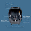 Bebê Conforto Maxi-Cosi CabrioFix com Base ISOFIX Twillic Graphite
