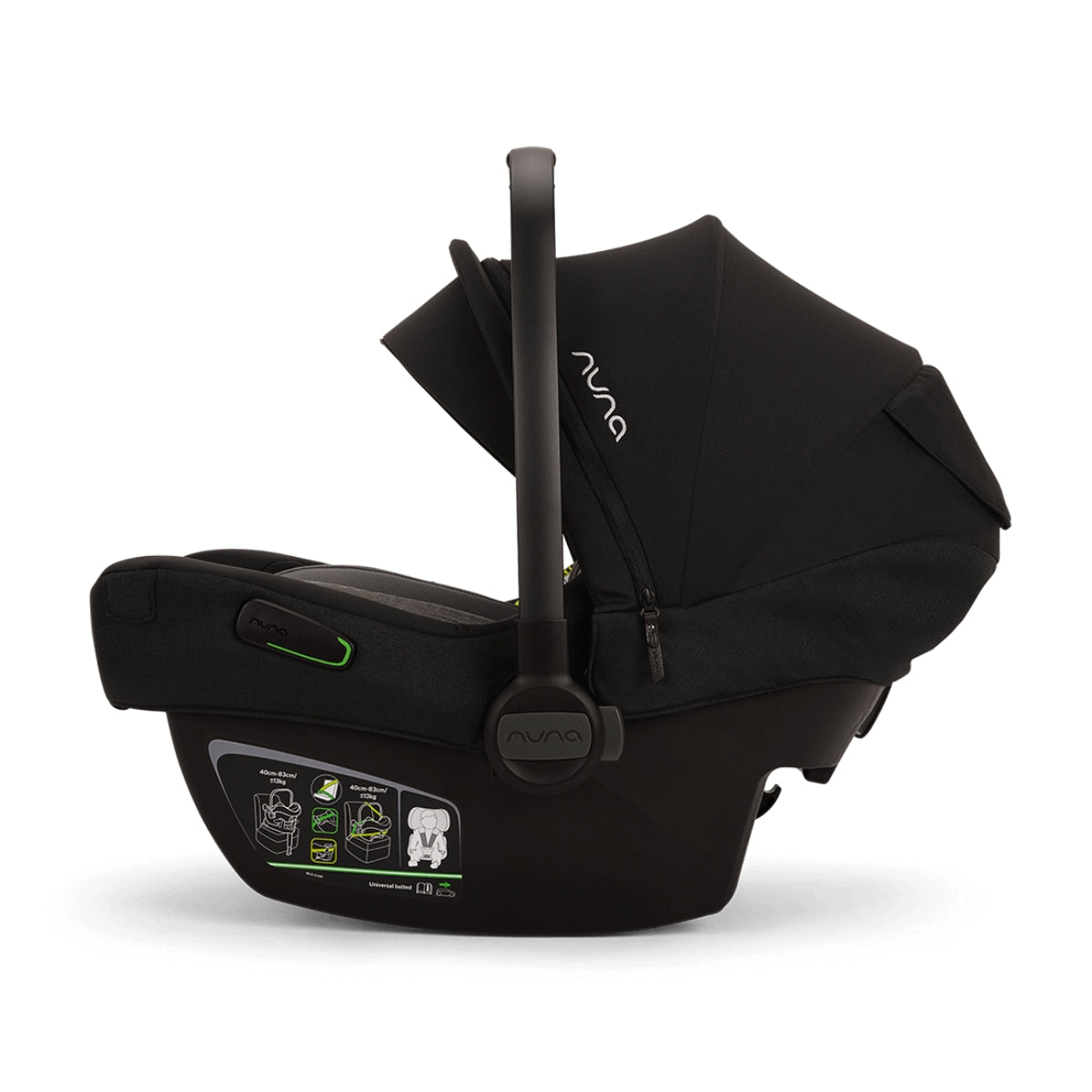 Bebê Conforto Nuna Pipa Next Preto Caviar – Babytunes