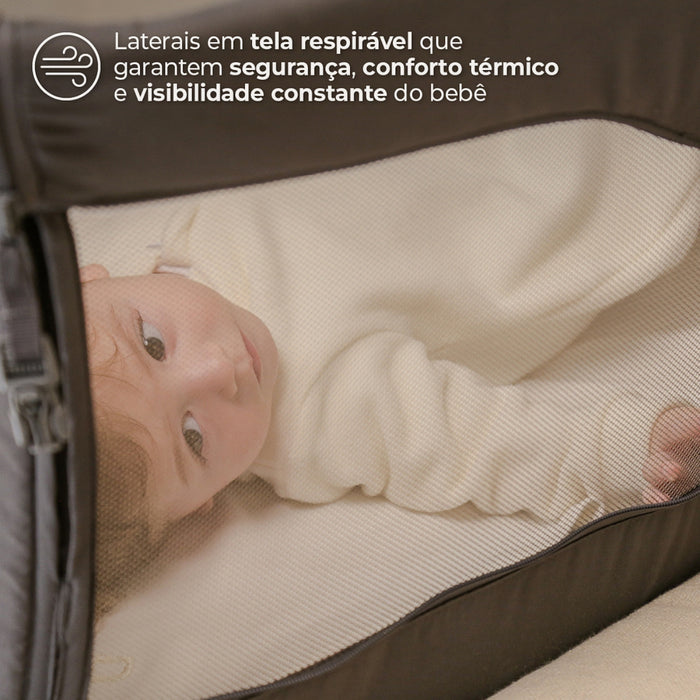 
    Berço Co-Bed Infanti Donatello Cinza Grafite
  