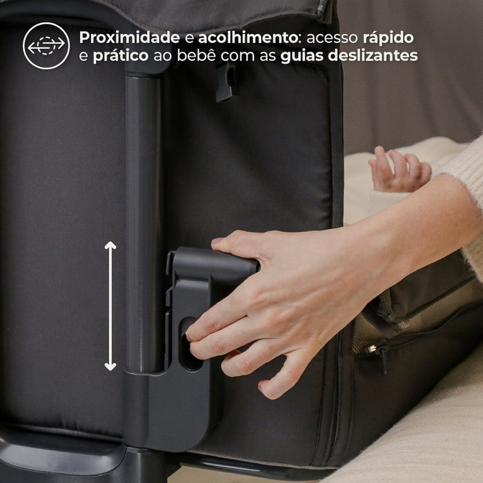 
    Berço Co-Bed Infanti Donatello Cinza Grafite
  