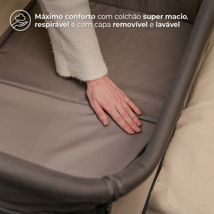 
    Berço Co-Bed Infanti Donatello Cinza Grafite
  