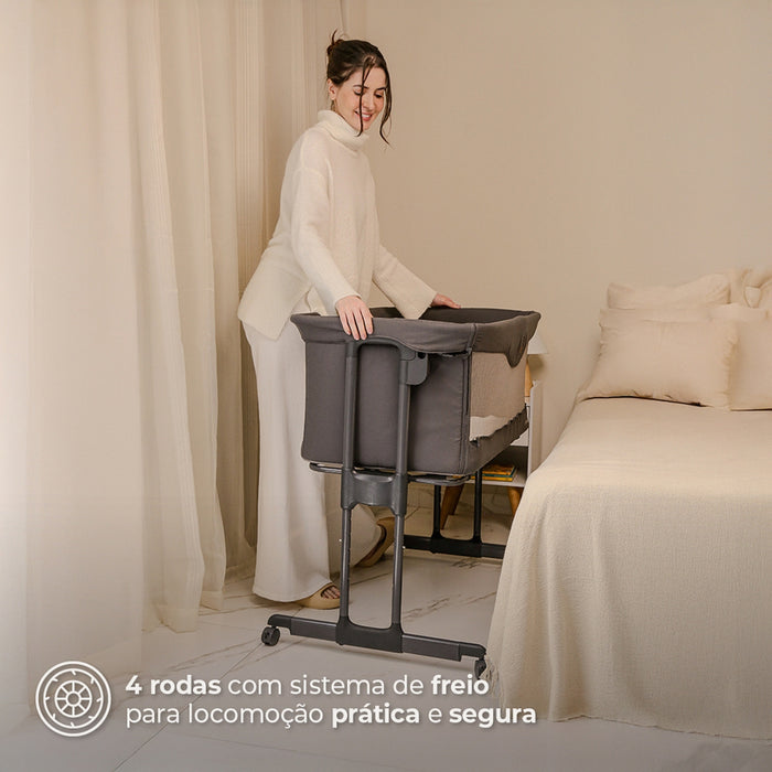 
    Berço Co-Bed Infanti Donatello Cinza Grafite
  