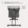 Berço Co-Bed Infanti Donatello Cinza Grafite