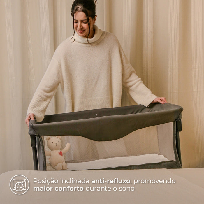 
    Berço Co-Bed Infanti Donatello Cinza Grafite
  