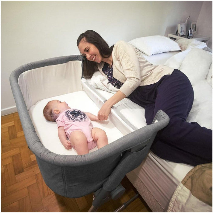 
    Berço Portátil Co-Bed Side By Side Safety 1st Cinza - Safety 1St Babytunes
  