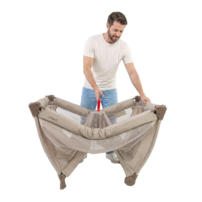 
    Berço Portátil Bellina Infanti Bege Mescla
  