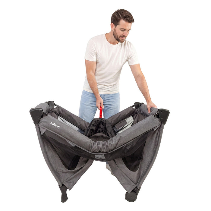 
    Berço Portátil Bellina Infanti Preto Mescla
  