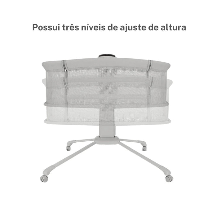 
    Berço Portátil Mastela 3 em 1 Com Balanço Automático Cinza Escuro - Mastela Babytunes
  
