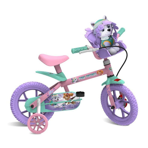 Bicicleta Infantil Bandeirante Patrula Canina Rosa - Bandeirante Babytunes