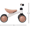 Bicicleta de Equilíbrio Infantil Buba 4 Rodas Bege