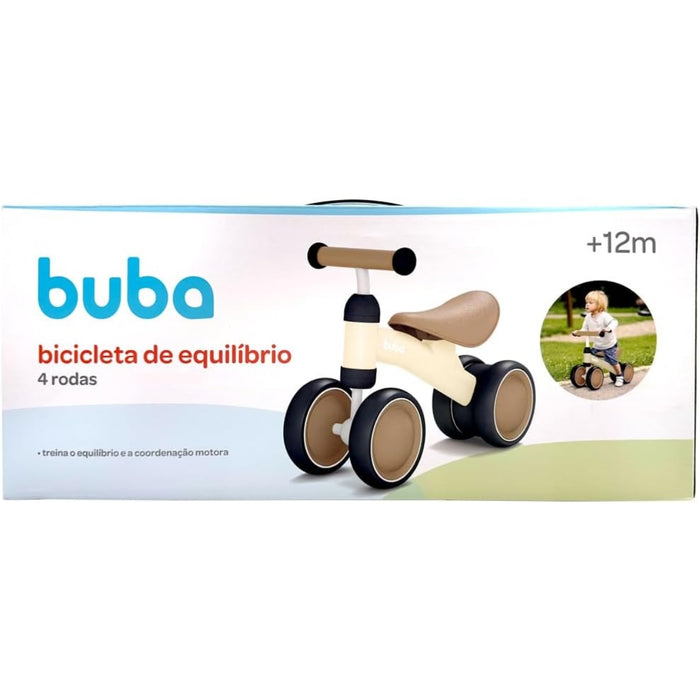 
    Bicicleta de Equilíbrio Infantil Buba 4 Rodas Bege
  