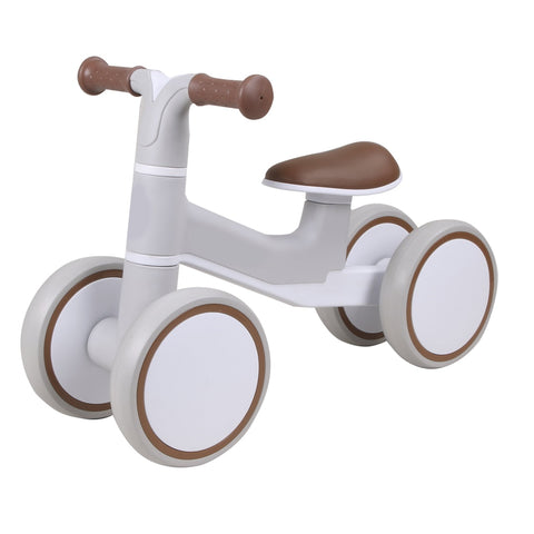 Bicicleta de Equilíbrio Infantil Premium Baby E-lite Rider Off White/Cinza