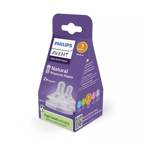 Bico De Mamadeira Avent Naturalle Fluxo Lento 1M+