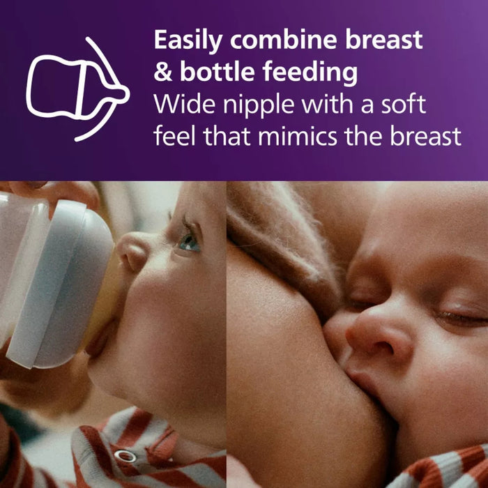 
    Bico De Mamadeira Avent Naturalle Fluxo Rápido 6M+
  