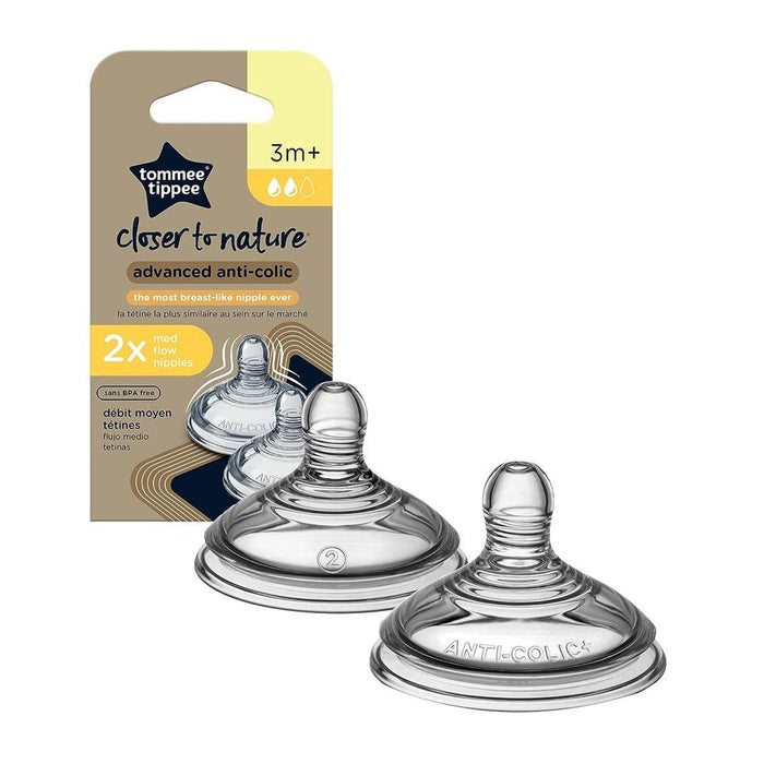 
    Bico De Mamadeira Tommee Tippe Fluxo Médio Anti-Colic 3M+ - Tommee Tippee Babytunes
  