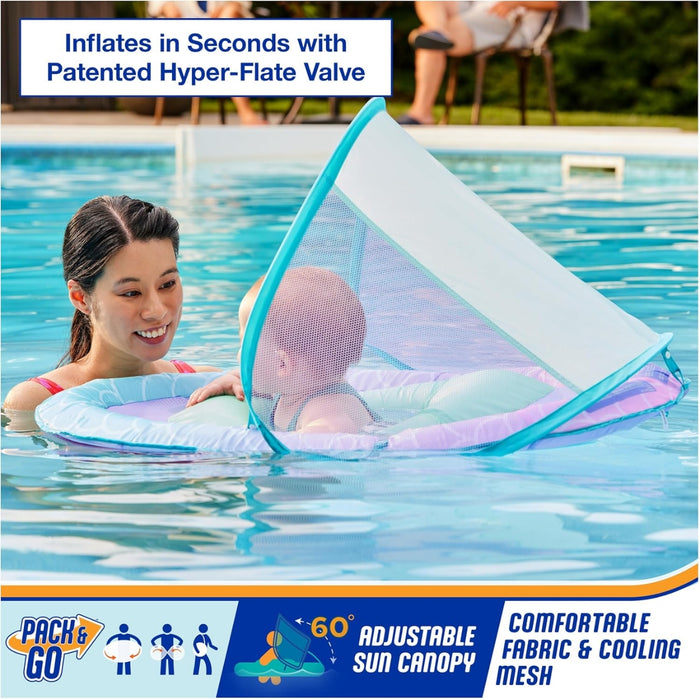 
    Boia Infantil Com Capota Swimways Baby Spring FPS50+ Mermaid
  