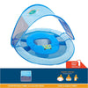 Boia Infantil Com Capota Swimways FPS50+ Monstrinho Azul