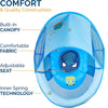 Boia Infantil Com Capota Swimways FPS50+ Monstrinho Azul