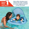 Boia Infantil Com Capota Swimways FPS50+ Monstrinho Azul