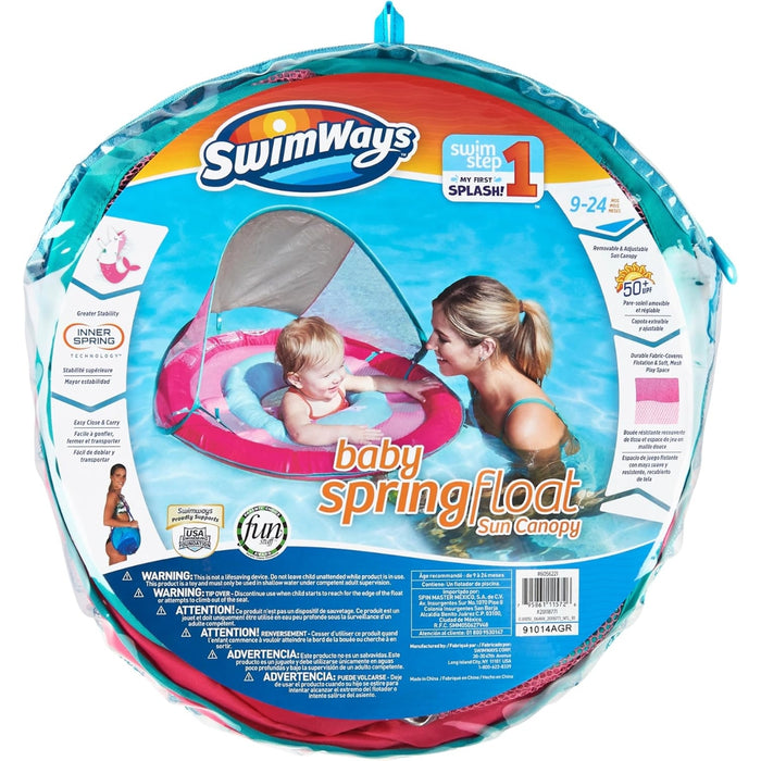 
    Boia Infantil Com Capota Swimways FPS50+ Rosa
  