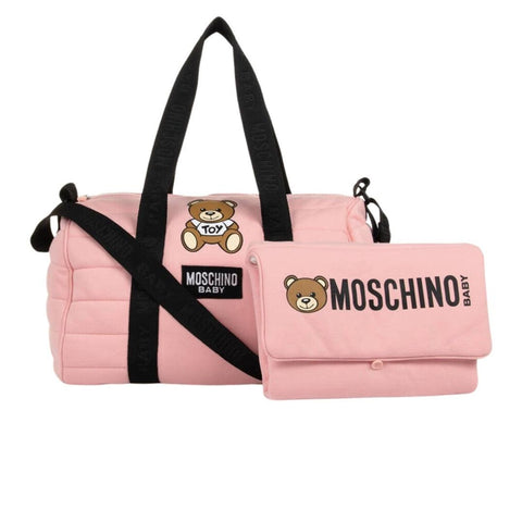 Bolsa Maternidade Teddy Bear Moschino Pink - Moschino Babytunes