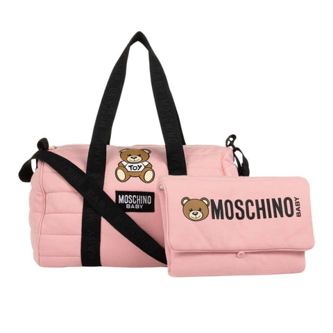 Bolsa Maternidade Teddy Bear Moschino Pink - Moschino Babytunes