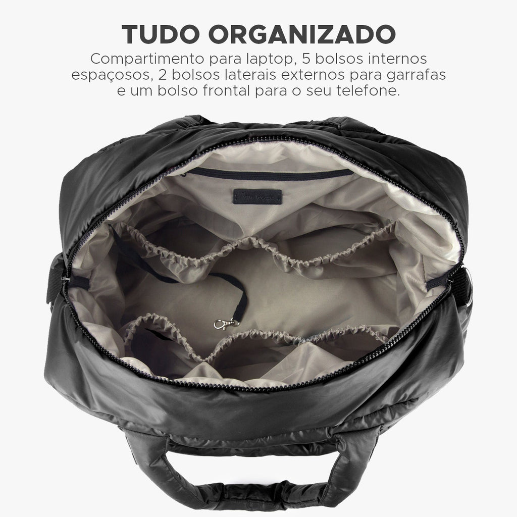 Bolsa Maternidade 7AM Soho Black - Diaper Bag