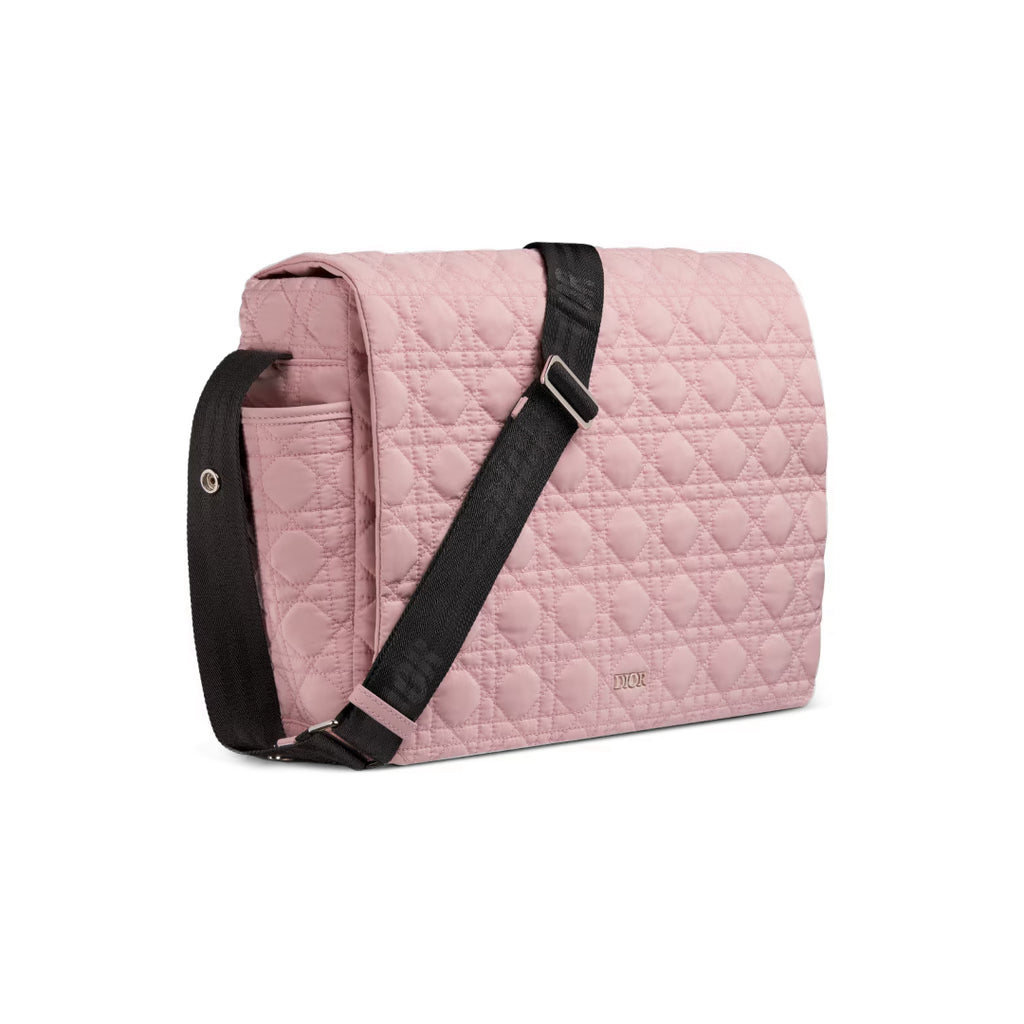 Bolsa de Fraldas Dior Macrocannage Pink