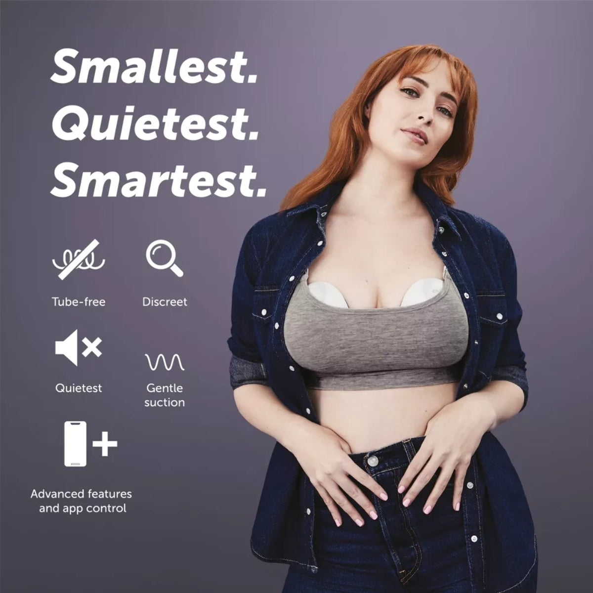 Bomba Extratora Dupla De Leite Elétrica Elvie Portátil