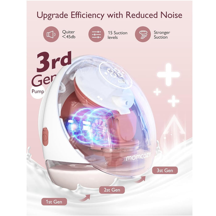 
    Bomba Extratora Dupla de Leite Elétrica Momcozy M9 Mobile Flow Hands Free Cozy Red
  