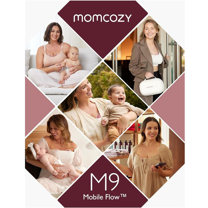 
    Bomba Extratora Dupla de Leite Elétrica Momcozy M9 Mobile Flow Hands Free Cozy Red
  