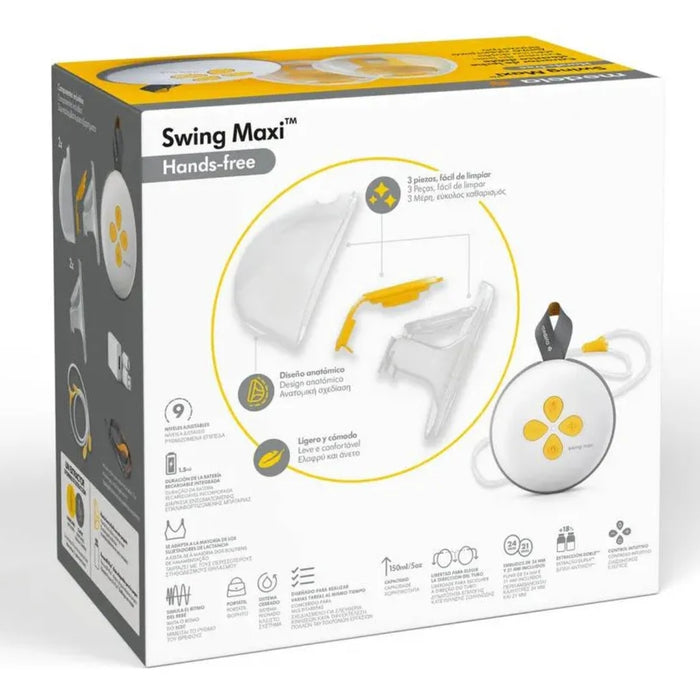 
    Bomba Extratora de Leite Elétrica Dupla Hands Free Medela Swing Maxi - Medela Babytunes
  